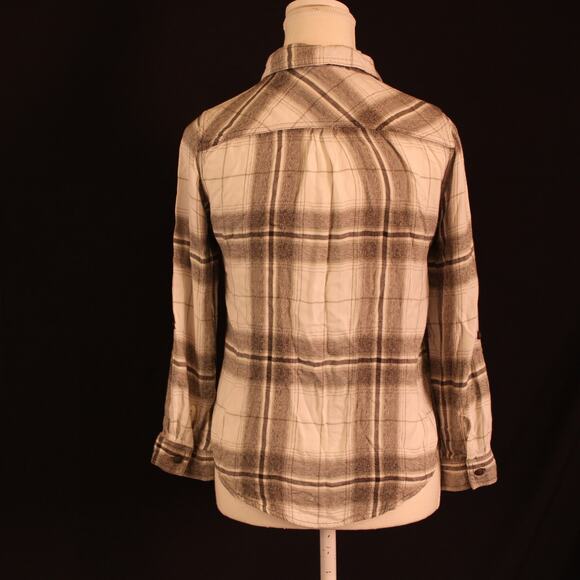 Westport 1962 Super Soft Lightweight Flannel, Roll Tab Sleeves, sz Small PETITE - Picture 7 of 11
